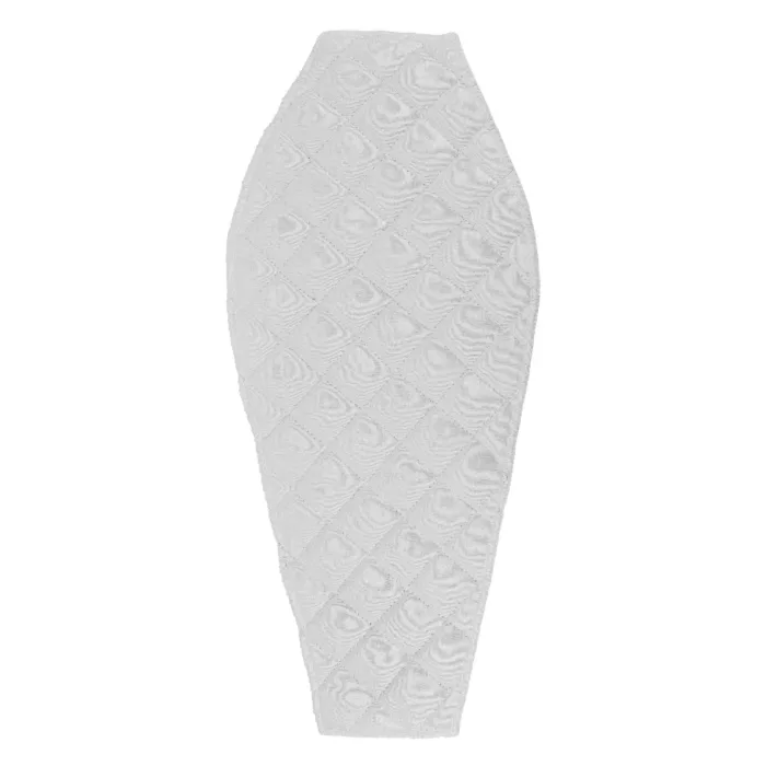Quilted Diamond White Cotton Mattress